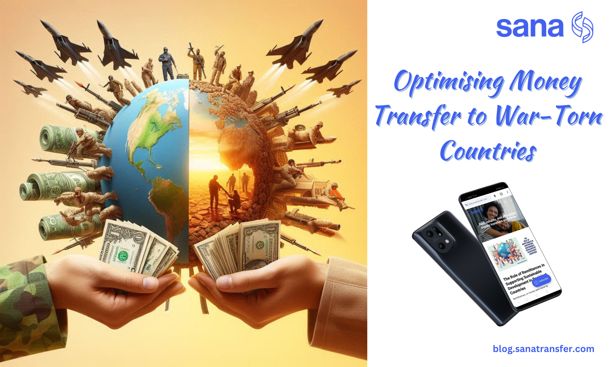 Optimising Money Transfer to War-Torn Countries